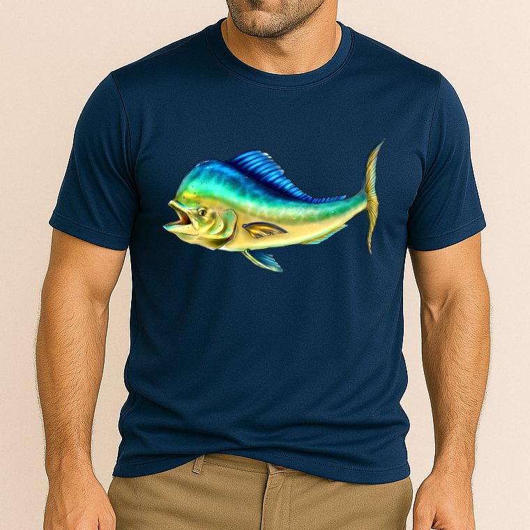 Mahi Mahi Side View Performance Shirt