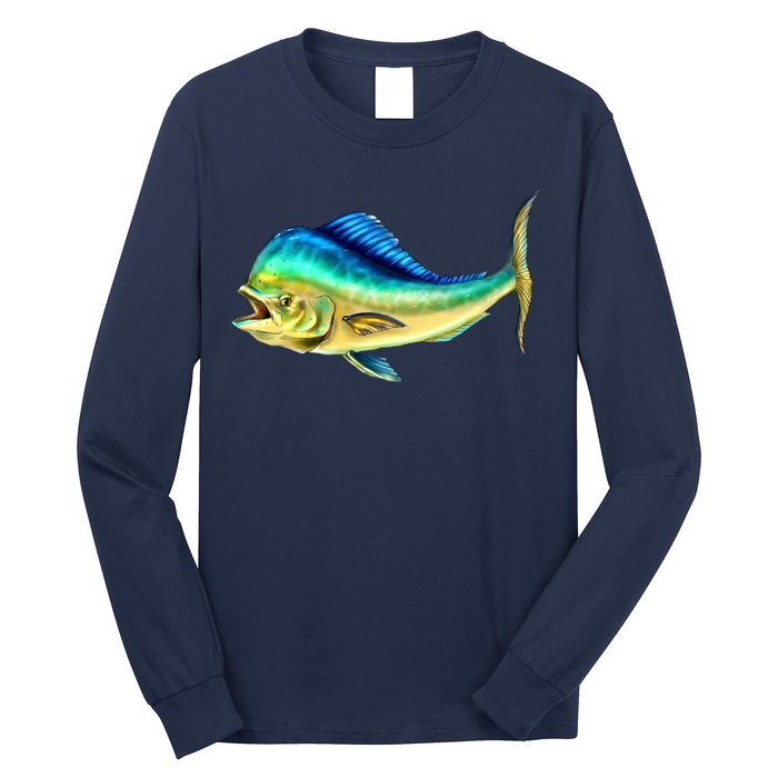 Mahi Mahi Side View Long Sleeve Shirt