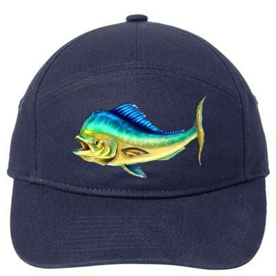 Mahi Mahi Side View 7-Panel Snapback Hat