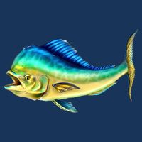 Mahi Mahi Side View Bucket Hat