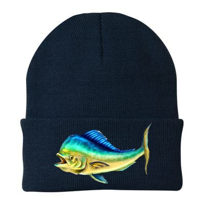 Mahi Mahi Side View Knit Cap Winter Beanie