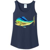 Mahi Mahi Side View Ladies Essential Tank