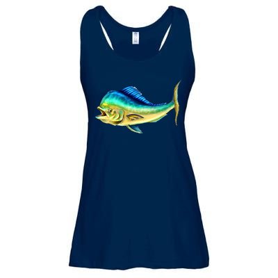 Mahi Mahi Side View Ladies Essential Flowy Tank