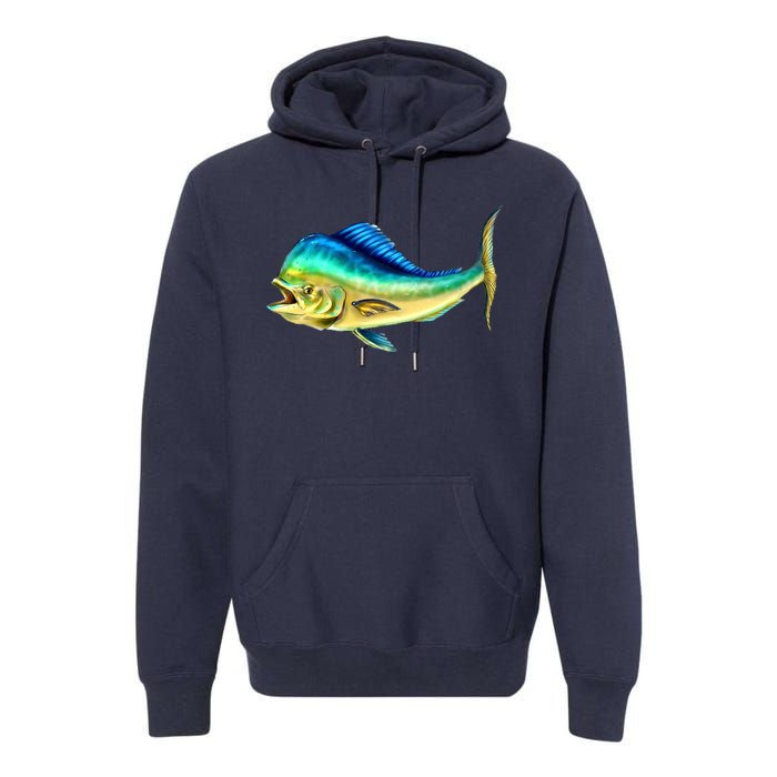 Mahi Mahi Side View Premium Hoodie