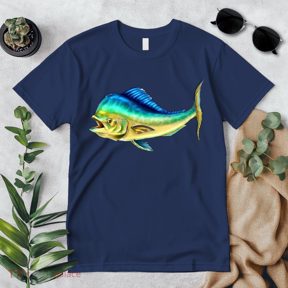 Mahi Mahi Side View Premium T-Shirt
