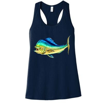 Mahi Mahi Side View Womens Tank Top