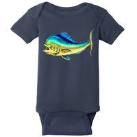 Mahi Mahi Side View Baby Bodysuit