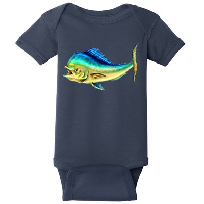 Mahi Mahi Side View Baby Bodysuit