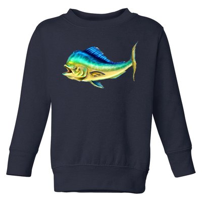 Mahi Mahi Side View Toddler Sweatshirt