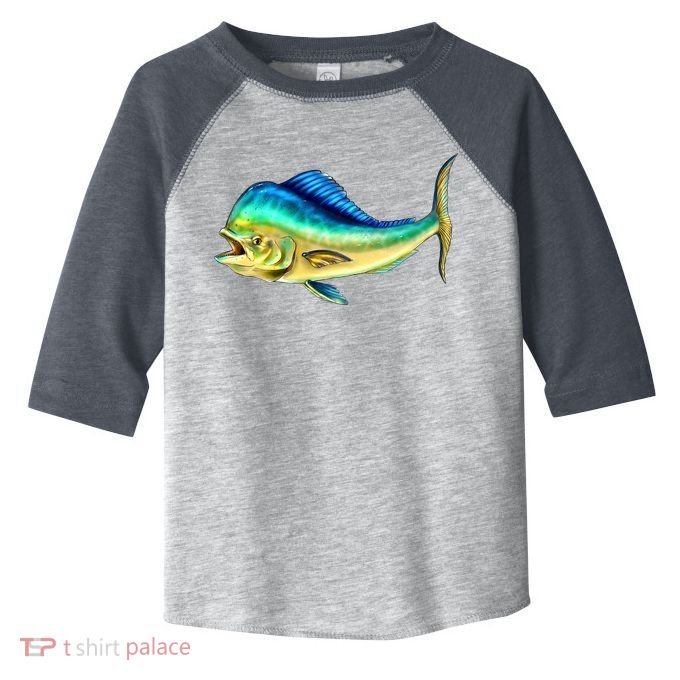 Mahi Mahi Side View Toddler Fine Jersey T-Shirt