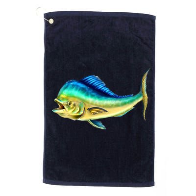 Mahi Mahi Side View Platinum Collection Golf Towel