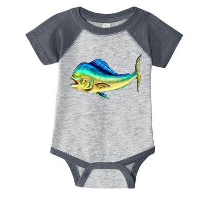 Mahi Mahi Side View Infant Baby Jersey Bodysuit