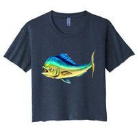 Mahi Mahi Side View Crop Top