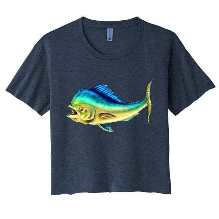 Mahi Mahi Side View Crop Top