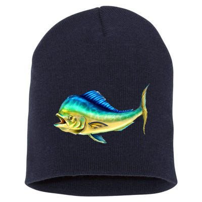 Mahi Mahi Side View Short Acrylic Beanie