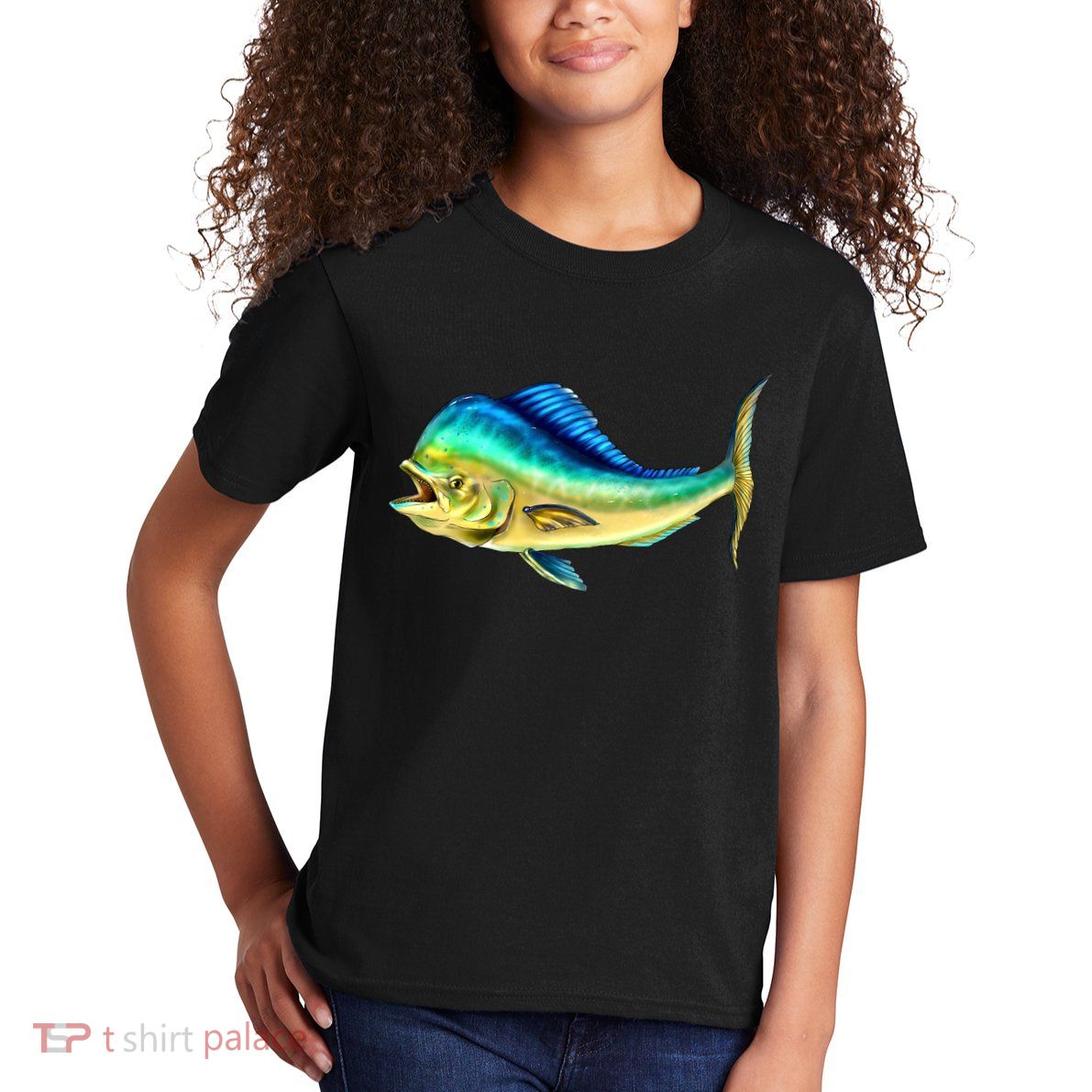 Mahi Mahi Side View Kids T-Shirt