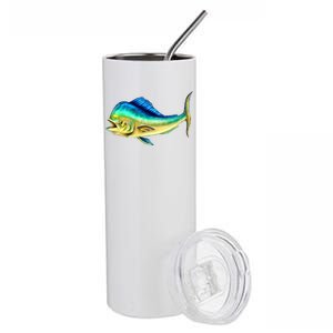 Mahi Mahi Side View Stainless Steel Tumbler