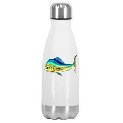 Mahi Mahi Side View Stainless Steel Insulated Water Bottle