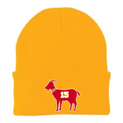 Mahomes Goat G.O.A.T Football Fan Knit Cap Winter Beanie