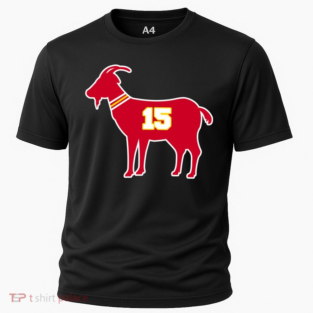Mahomes Goat G.O.A.T Football Fan Cooling Performance Crew T-Shirt