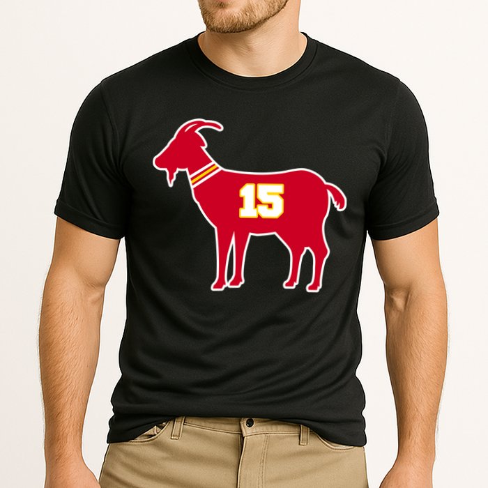 Mahomes Goat G.O.A.T Football Fan Cooling Performance Crew T-Shirt