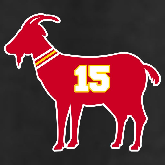 Mahomes Goat G.O.A.T Football Fan Adult Drive Performance Visor