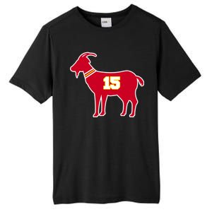 Mahomes Goat G.O.A.T Football Fan Tall Fusion ChromaSoft Performance T-Shirt