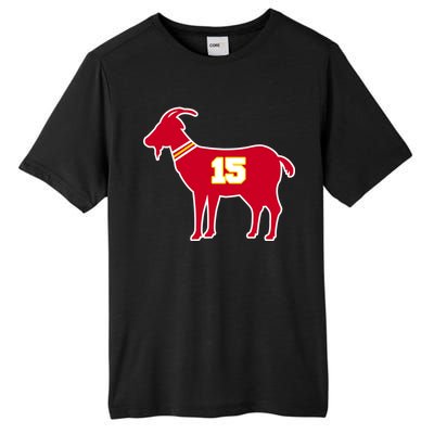 Mahomes Goat G.O.A.T Football Fan Tall Fusion ChromaSoft Performance T-Shirt