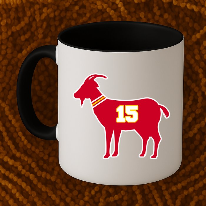 Mahomes Goat G.O.A.T Football Fan Mug