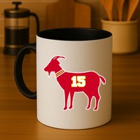 Mahomes Goat G.O.A.T Football Fan Mug