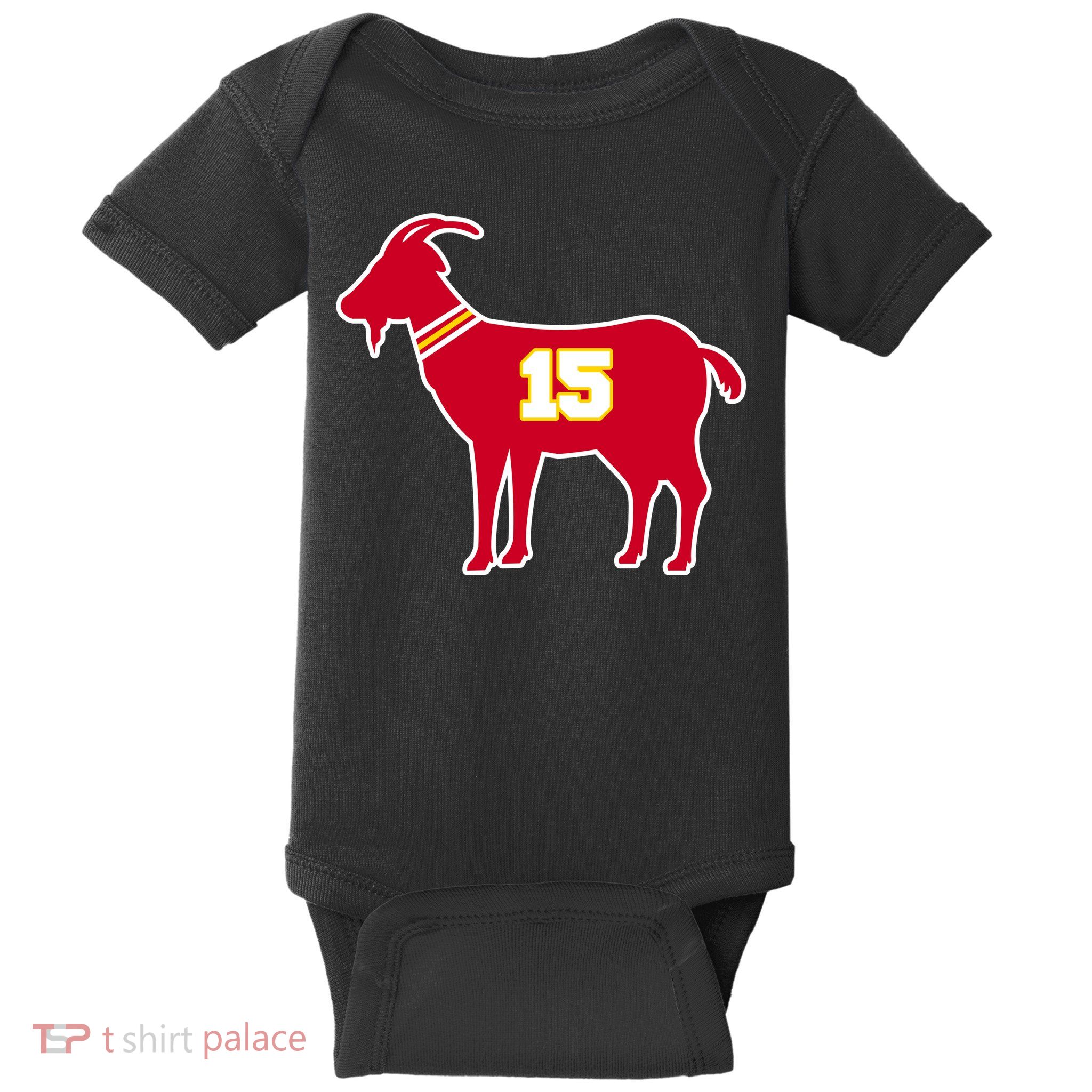 Mahomes Goat G.O.A.T Football Fan Baby Bodysuit