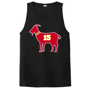 Mahomes Goat G.O.A.T Football Fan PosiCharge Competitor Tank