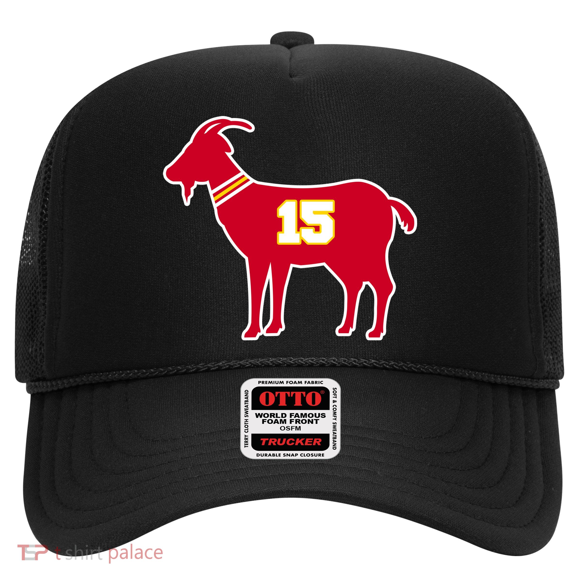 Mahomes Goat G.O.A.T Football Fan Trucker Hat