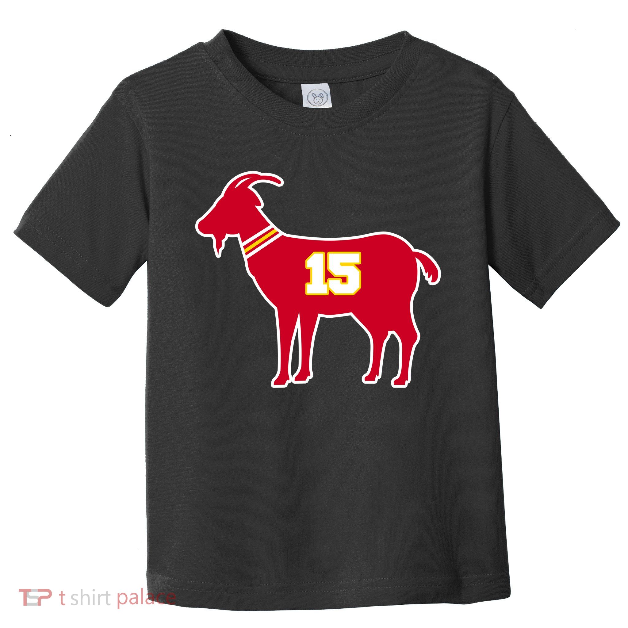 Mahomes Goat G.O.A.T Football Fan Toddler T-Shirt