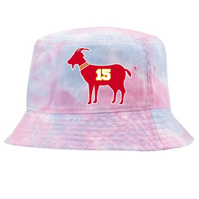 Mahomes Goat G.O.A.T Football Fan Tie-Dyed Bucket Hat