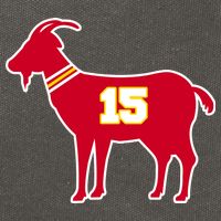 Mahomes Goat G.O.A.T Football Fan Cotton Canvas Backpack