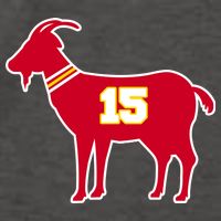 Mahomes Goat G.O.A.T Football Fan Vector Backpack