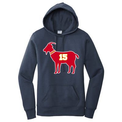 Mahomes Goat G.O.A.T Football Fan Women's Pullover Hoodie