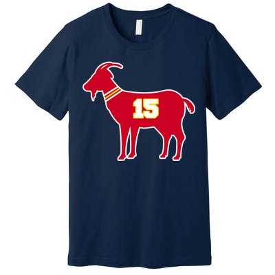 Mahomes Goat G.O.A.T Football Fan Premium T-Shirt