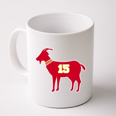 Mahomes Goat G.O.A.T Football Fan Coffee Mug