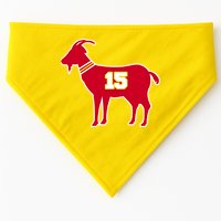 Mahomes Goat G.O.A.T Football Fan USA-Made Doggie Bandana