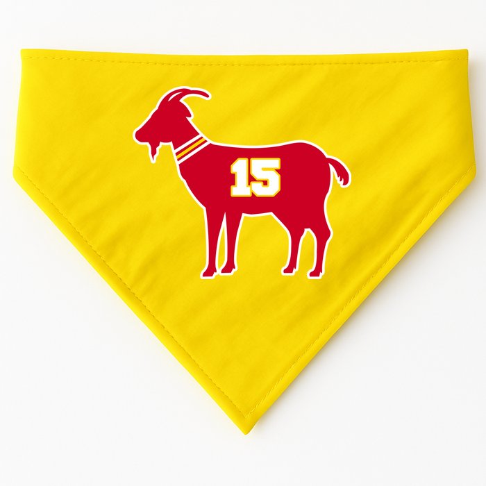 Mahomes Goat G.O.A.T Football Fan USA-Made Doggie Bandana