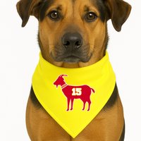 Mahomes Goat G.O.A.T Football Fan USA-Made Doggie Bandana