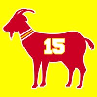 Mahomes Goat G.O.A.T Football Fan USA-Made Doggie Bandana