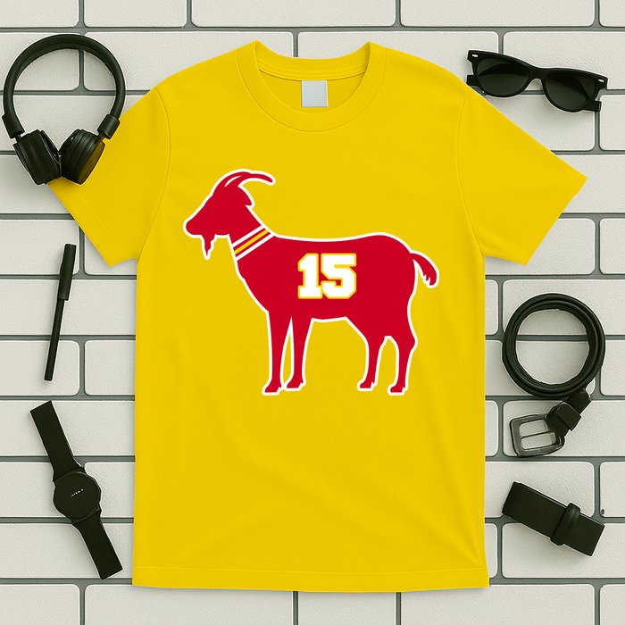 Mahomes Goat G.O.A.T Football Fan T-Shirt