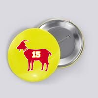 Mahomes Goat G.O.A.T Football Fan Button