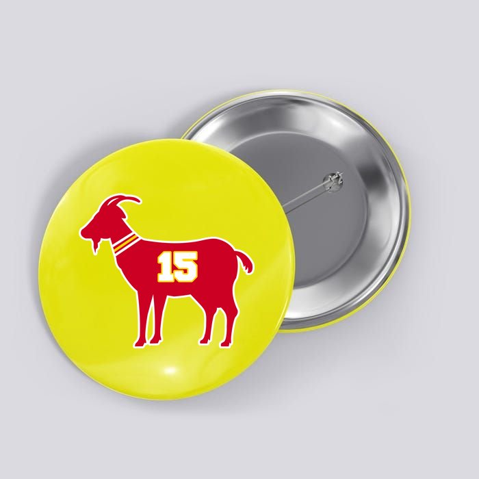 Mahomes Goat G.O.A.T Football Fan Button