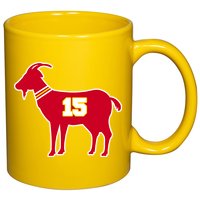 Mahomes Goat G.O.A.T Football Fan 11oz C Handle Ceramic Mug