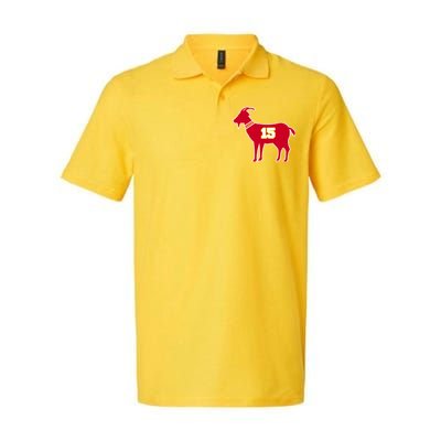 Mahomes Goat G.O.A.T Football Fan Softstyle Adult Sport Polo