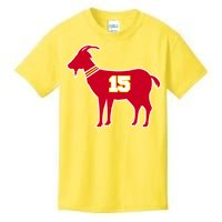 Mahomes Goat G.O.A.T Football Fan Kids T-Shirt